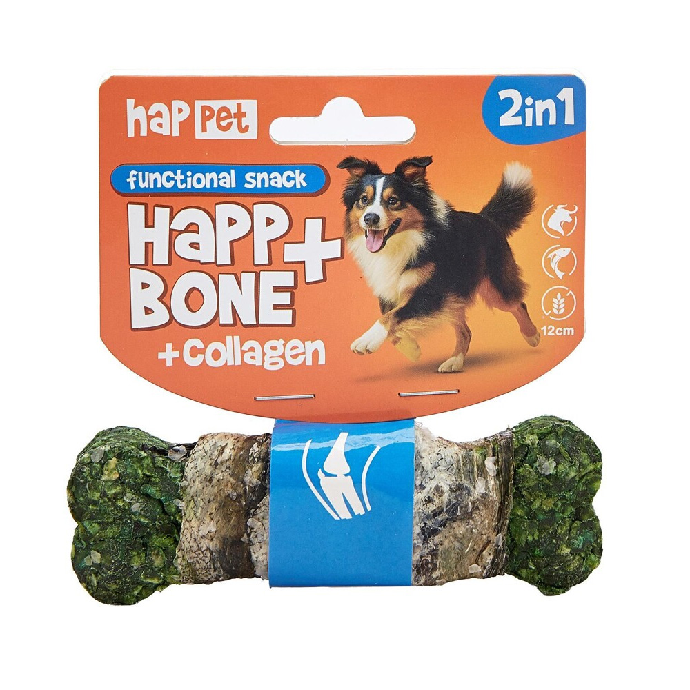 Happet Kość Funkcyjna Collagen Przysmak dla Psa 12cm